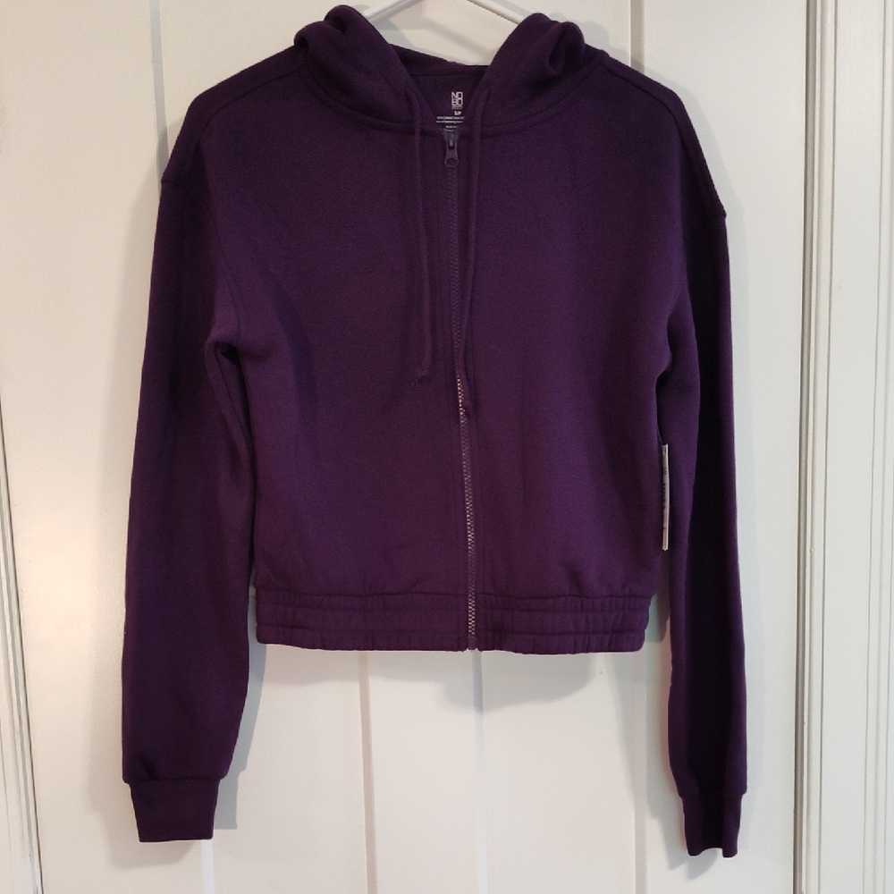 NOBO Purple Zip-Up Hoodie